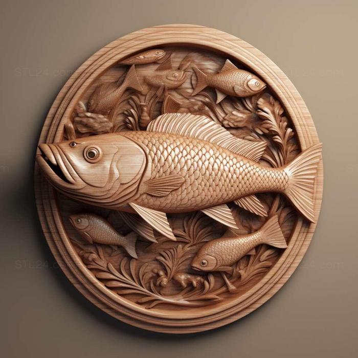 Nature and animals (herring 2, NATURE_4834) 3D models for cnc